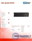 Dysk SSD WD Black 500GB SN770 NVMe 2280 M2 WDS500G3X0E