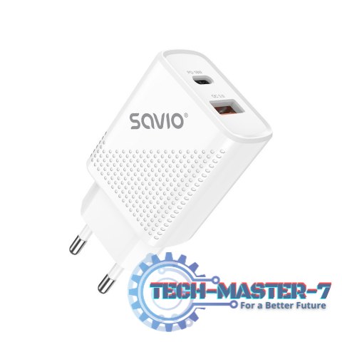 Ładowarka sieciowa USB Quick Charge, Power Delivery 3.0, 18W, LA-04 Ładowarka sieciowa USB Quick Charge, Power Delivery 3.0, 18W, LA-04