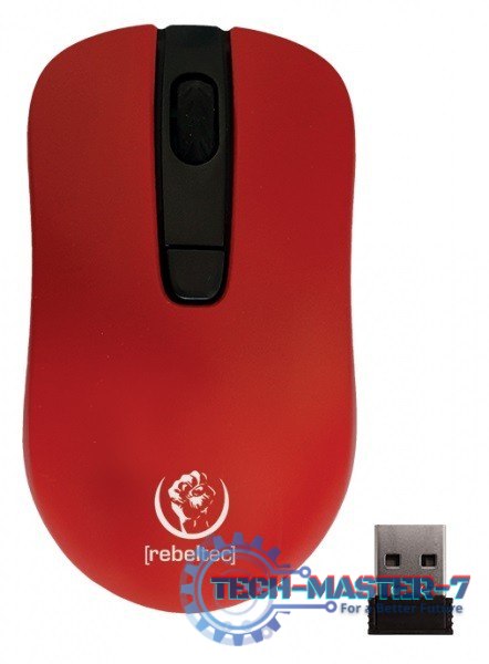 Mysz bezprzewodowa Rebeltec STAR red 800/1000/1600 DPI