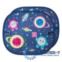 Osłona przeciwsłoneczna na szybę okrągła - Space Collection 2-pak