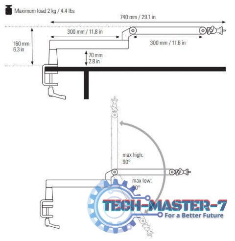 Uchwyt Wave Mic Arm (Low Profile) Uchwyt Wave Mic Arm (Low Profile)