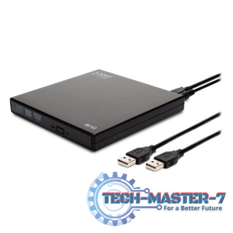 Zewnętrzny napęd - nagrywarka typu SLIM CD/DVD R/RW - USB SAVIO AK-43