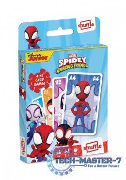 Gra karciana Shuffle Fun 4w1 Marvel Spidey i super-kumple