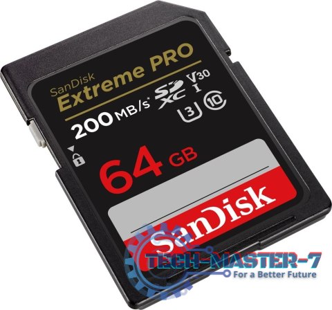 Karta pamięci Extreme Pro SDXC 64GB 200/90 MB/s V30 UHS-I U3 Karta pamięci Extreme Pro SDXC 64GB 200/90 MB/s V30 UHS-I U3