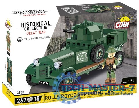 Klocki Historical Collection Rolls-Royce Armoured Car 1920 Pattern Mk I