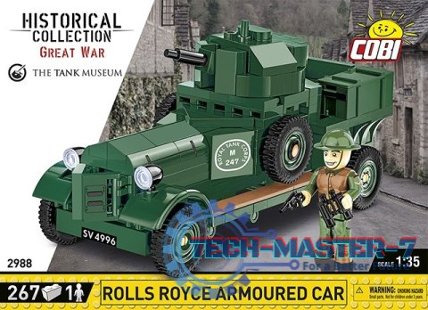Klocki Historical Collection Rolls-Royce Armoured Car 1920 Pattern Mk I Klocki Historical Collection Rolls-Royce Armoured Car 1920 Pattern Mk I