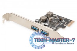 Kontroler USB 3.0 PCIe, 2x USB 3.0, Low Profile, Chipset UPD720202