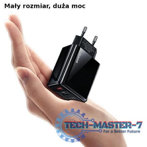 Ładowarka sieciowa T40 20W USB/USB-C PD 3.0 Ładowarka sieciowa T40 20W USB/USB-C PD 3.0