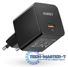 PA-Y20S Black Mini ładowarka sieciowa 1xUSB-C 20W PD Power Delivery