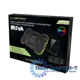 Podstawka chłodząca gaming LED RGB Breva
