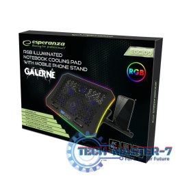 Podstawka chłodząca gaming RGB Galerne