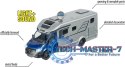 Pojazd Majorette G.S.Hymer B-Class Kamper 19 cm