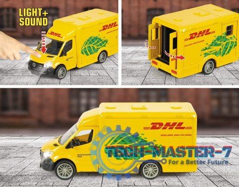 Pojazd Majorette G.S. Mercedes-Benz DHL 12 cm Pojazd Majorette G.S. Mercedes-Benz DHL 12 cm