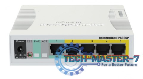 Przełącznik 5xGbE 1xSFP CSS106-1G-4P-1S Przełącznik 5xGbE 1xSFP CSS106-1G-4P-1S