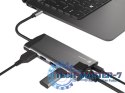 Stacja dokująca Multiport Fowler Plus USB-C PD, 3x USB 3.0, HDMI 4K, RJ45, SD, micro SD