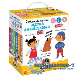 Zestaw do nauki języka angielskiego dla dzieci 1, 2, 3+