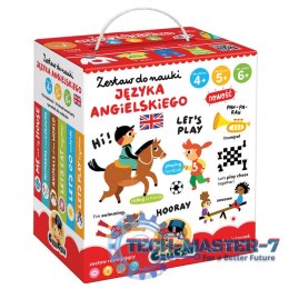 Zestaw do nauki jezyka angielskiego dla dzieci 4, 5, 6+