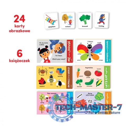 Zestaw do nauki jezyka angielskiego dla dzieci 4, 5, 6+ Zestaw do nauki jezyka angielskiego dla dzieci 4, 5, 6+