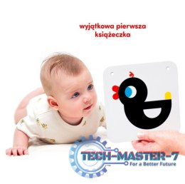Duże karty kontrastowe dla dzieci 0 i 3 mies.+