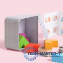 Gra układanka Kostka drewniana 3D w puszce