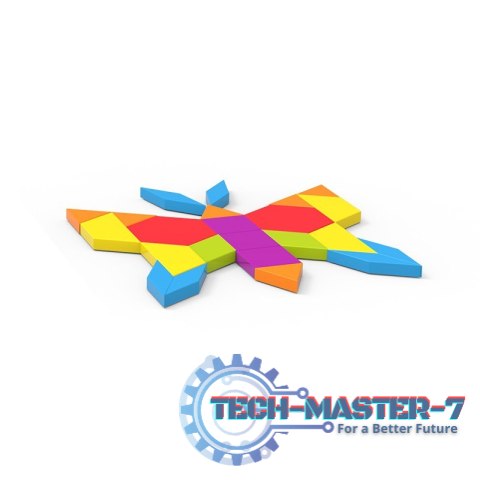 Gra układanka Motyl tangram w puszce Gra układanka Motyl tangram w puszce