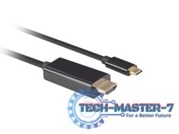 Kabel USB-C(M)->HDMI(M) 4K 60HZ czarny