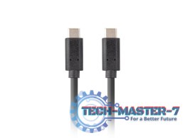 Kabel USB-C M/M 3.1 gen 2 1M 10GB/S PD100W czarny
