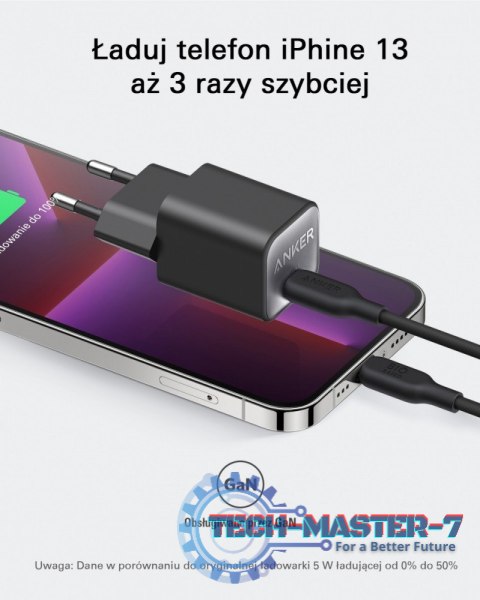 Ładowarka 511 Nano III 30W GaN USB-C biała Ładowarka 511 Nano III 30W GaN USB-C biała