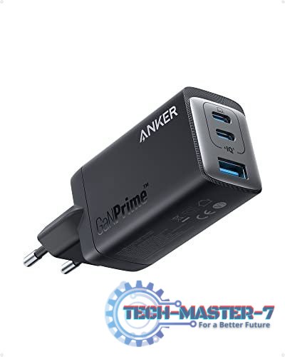Ładowarka 735 GaN III Prime 2xUSB-C 65W USB-A 22.5W Czarna