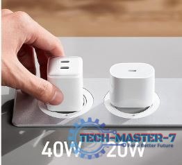 Ładowarka PowerPort III 40W 2xUSB-C Biała Ładowarka PowerPort III 40W 2xUSB-C Biała