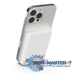 Magnetyczny Power Bank ze standem biały
