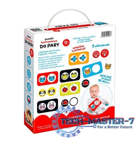 Puzzle kontrastowe - Do pary Puzzle kontrastowe - Do pary
