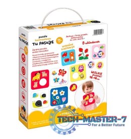 Puzzle kontrastowe - Tu pasuje