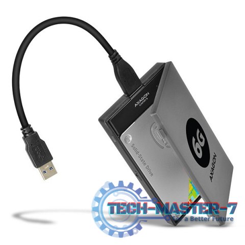 ADSA-1S6 Adapter USB 3.0 - SATA 6G do szybkiego przyłączenia 2.5" SSD/HDD, z pudełkiem