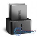 ADSA-D25 MINI stacja dokująca USB 3.2 Gen 1 - 2x SATA 6G 2.5" SSD/HDD CLONE