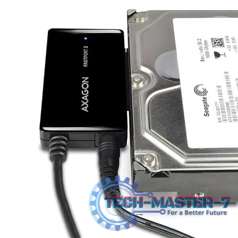 ADSA-FP3 Adapter USB 3.2 Gen 1 - SATA 6G HDD FASTport3 (2.5", 3.5", 5.25") w tym zasilacz ADSA-FP3 Adapter USB 3.2 Gen 1 - SATA 6G HDD FASTport3 (2.5", 3.5", 5.25") w tym zasilacz