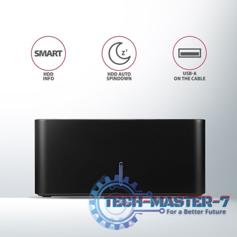 ADSA-SN Stacja dokująca, USB 3.2 Gen 1 - 1x SATA 6G 2.5"/3.5" SSD/HDD ADSA-SN Stacja dokująca, USB 3.2 Gen 1 - 1x SATA 6G 2.5"/3.5" SSD/HDD
