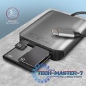 CRE-S3C Czytnik zewnętrzny kart USB-C 3.2 GEN 1, 3-slot & lun SD/microSD/CF, obsługa UHS-II