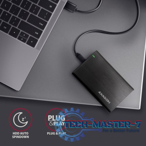 EE25-A6C Bezśrubowa aluminiowa obudowa zewnętrzna USB-C 3.2 Gen 1 - SATA 6G dla 2.5" SSD/HDD EE25-A6C Bezśrubowa aluminiowa obudowa zewnętrzna USB-C 3.2 Gen 1 - SATA 6G dla 2.5" SSD/HDD