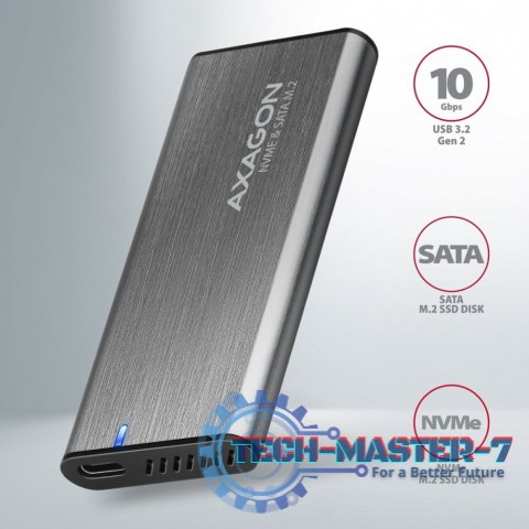 EEM2-SG2 Obudowa zewnętrzna aluminiowa bezśrubowa USB-C 3.2 Gen 2 M.2 NVMe & SATA SSD + USB-A - USB-C redukcja EEM2-SG2 Obudowa zewnętrzna aluminiowa bezśrubowa USB-C 3.2 Gen 2 M.2 NVMe & SATA SSD + USB-A - USB-C redukcja
