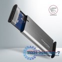 EEM2-SG2 Obudowa zewnętrzna aluminiowa bezśrubowa USB-C 3.2 Gen 2 M.2 NVMe & SATA SSD + USB-A - USB-C redukcja