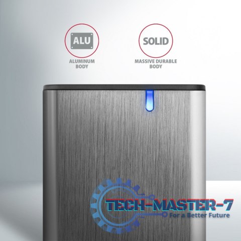 EEM2-SG2 Obudowa zewnętrzna aluminiowa bezśrubowa USB-C 3.2 Gen 2 M.2 NVMe & SATA SSD + USB-A - USB-C redukcja EEM2-SG2 Obudowa zewnętrzna aluminiowa bezśrubowa USB-C 3.2 Gen 2 M.2 NVMe & SATA SSD + USB-A - USB-C redukcja
