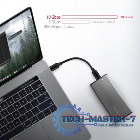 EEM2-SG2 Obudowa zewnętrzna aluminiowa bezśrubowa USB-C 3.2 Gen 2 M.2 NVMe & SATA SSD + USB-A - USB-C redukcja EEM2-SG2 Obudowa zewnętrzna aluminiowa bezśrubowa USB-C 3.2 Gen 2 M.2 NVMe & SATA SSD + USB-A - USB-C redukcja