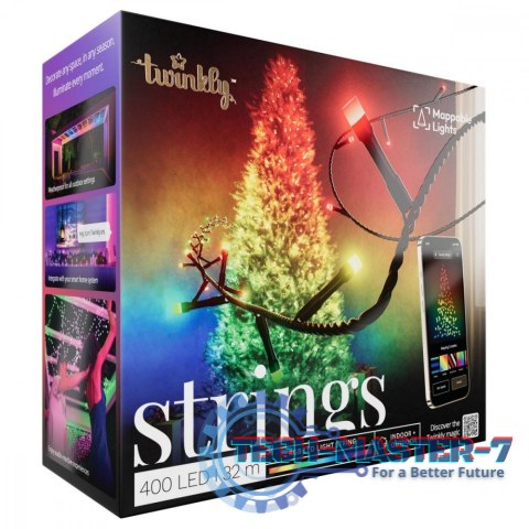 Inteligentne lampki choinkowe Strings 400 LED RGB łańcuch 32m Inteligentne lampki choinkowe Strings 400 LED RGB łańcuch 32m