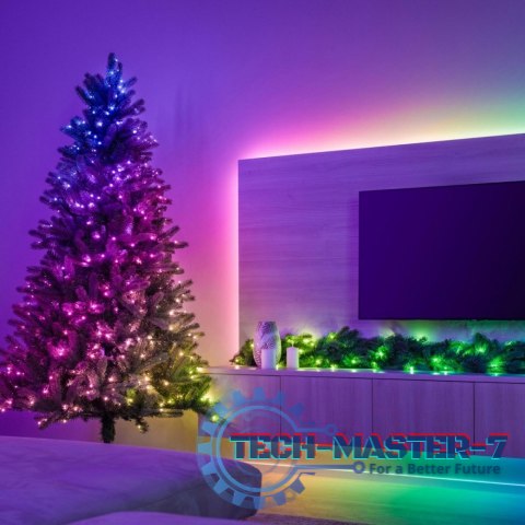 Inteligentne lampki choinkowe Strings 400 LED RGB łańcuch 32m Inteligentne lampki choinkowe Strings 400 LED RGB łańcuch 32m