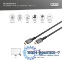 Kabel Premium połączeniowy HDMI 2.1 Ultra HighSpeed 8K60Hz UHD Typ HDMI A/A M/M 3m Czarny