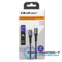 Kabel USB 2.0 typ C | USB 2.0 typ C 100W | QC 3.0| PD | 1.5m | Czarny