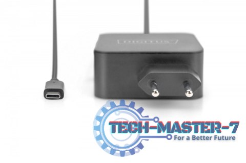 Ładowarka sieciowa zasilacz 1x USB-C PD 3.0 max. 65W zintegrowany kabel 1,2m Czarna Ładowarka sieciowa zasilacz 1x USB-C PD 3.0 max. 65W zintegrowany kabel 1,2m Czarna