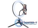 Lampa pierścieniowa Ring 26 cm z mini statywem