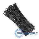 Opaski zaciskowe wielorazowe/trytytki | 7.2*400mm | Nylon UV | Czarne